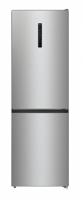 Gorenje Refrigerator NRK6192AXL4 Energy efficiency class E, Free standing, Combi, Height 185 cm, No Frost system, Fridge net capacity 204 L, Freezer net capacity 96 L, Display, 38 dB, Stainless Steel