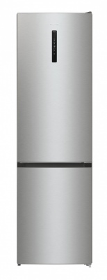 Gorenje Refrigerator NRK6202AXL4 Energy efficiency class E, Free standing, Combi, Height 200 cm, No Frost system, Fridge net capacity 235 L, Freezer net capacity 96 L, Display, 38 dB, Stainless steel