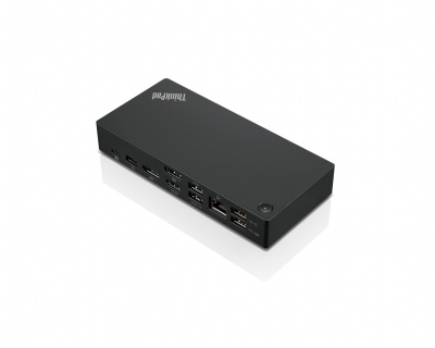 Lenovo ThinkPad Universal USB-C Dock - EU 40AY0090EU Ethernet LAN (RJ-45) ports 1, VGA (D-Sub) ports quantity 1, USB 3.0 (3.1 Gen 1) ports quantity 3, USB 2.0 ports quantity 2, HDMI ports quantity 1, 90 W