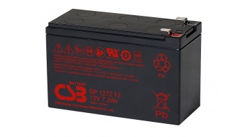CSB Battery Valve Regulated Lead Acid Battery GP1272F2 7.2 Ah, 12 V