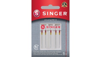 Singer Universal Needle 80/12 5PK for Woven Fabrics