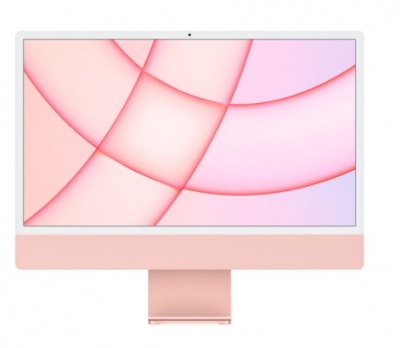 Apple iMac Desktop, AIO, Apple M1, 24 ", Internal memory 8 GB, SSD 256 GB, Apple M1 8-Core GPU, No optical drive, Keyboard language Swedish, MacOS Big Sur, Pink, 4.5K, Retina