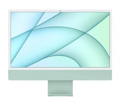Apple iMac Desktop, AIO, Apple M1, 24 ", Internal memory 8 GB, SSD 512 GB, Apple M1 8-Core GPU, No optical drive, Keyboard language Swedish, MacOS Big Sur, Green, 4.5K, Retina