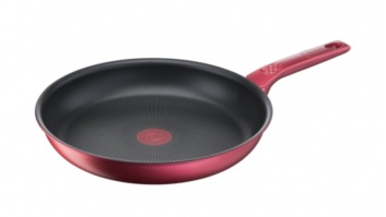 TEFAL Daily Chef Pan G2730672 Diameter 28 cm, Suitable for induction hob, Fixed handle, Red