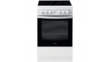INDESIT Cooker IS5V8GMW/E	 Hob type Vitroceramic, Oven type Electric, White, Width 50 cm, Grilling, 57 L, Depth 60 cm