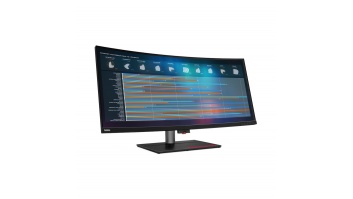 Lenovo ThinkVision P40w-20 39.7 ", IPS, WUHD, 21:9, 4 ms, 300 cd/m², Black, 75 Hz, 1x Thunderbolt 4 cable (40Gbps), DisplayPorts quantity 1x DP1.4, 5120 x 2160, 4x USB 3.2 Gen 1 Type-A, 1x USB-C 3.2 Gen 1, HDMI ports quantity 1x HDMI2.0