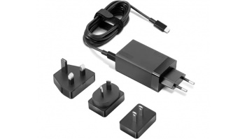 Lenovo Travel Adapter  USB-C AC  Black, 65 W