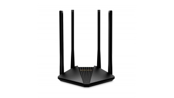 Mercusys AC1200 Wireless Dual Band Gigabit Router MR30G 802.11ac, 867+300 Mbit/s, Ethernet LAN (RJ-45) ports 2× Gigabit LAN Ports, Antenna type 4× 5 dBi Fixed Omni-Directional Antennas, Black