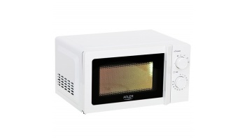 Adler Microwave Oven AD 6205 Free standing, 700 W, White, 5, Defrost, 20 L