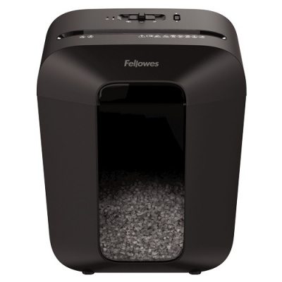 Fellowes Powershred LX41 Black, 17 L, Credit cards shredding, Mini-Cut Shredder, Paper handling standard/output 8 sheets per pass, Warranty 24 month(s)