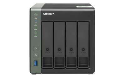 QNAP 4-Bay QTS NAS TS-431KX-2G Up to 4 HDD/SSD Hot-Swap, AL314 Quad-Core, Processor frequency 1.7 GHz, 2 GB, DDR3L, 2x1GbE, 1x10GbE, 3xUSB 3.2 Gen 1