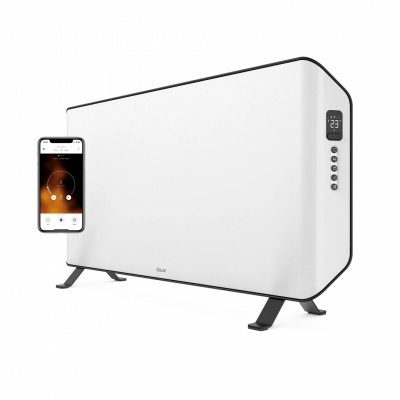 Duux Edge 1500 Smart Convector Heater 1500 W, Suitable for rooms up to 20 m², White, Indoor, Remote Control via Smartphone, IP24