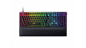 Razer Huntsman V2 Optical Gaming Keyboard RGB LED light, RU, Wired, Black, Linear Red Switch, Numeric keypad