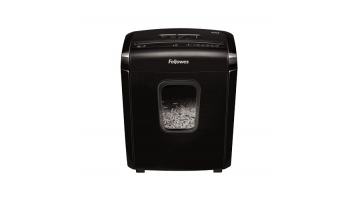 Fellowes Powershred 6M Black, 13 L, Credit cards shredding, Mini-Cut Shredder, Paper handling standard/output 6 sheets per pass, Warranty 24 month(s)