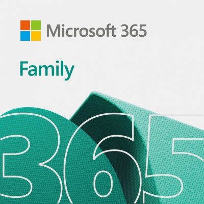 Microsoft M365 Family 6GQ-00092 ESD, 1-6 PCs/Macs user(s), Subscription, License term 1 year(s), All Languages, Premium Office Apps, 6 TB OneDrive cloud storage