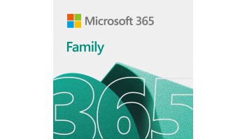 Microsoft M365 Family 6GQ-00092 ESD, 1-6 PCs/Macs user(s), Subscription, License term 1 year(s), All Languages, Premium Office Apps, 6 TB OneDrive cloud storage