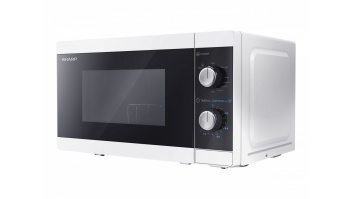 Sharp Microwave Oven with Grill YC-MG01E-W Free standing, 800 W, Grill, White