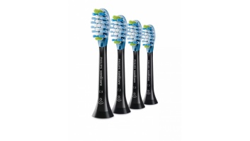 Philips Toothbrush Heads HX9044/33 Sonicare C3 Premium Plaque Heads, For adults and kids, Number of brush heads included 4, Sonic technology, Black