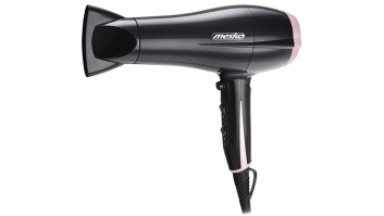 Mesko Hair Dryer MS 2249 2000 W, Number of temperature settings 3, Black/Pink