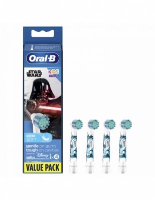 Oral-B Toothbrush replacement  EB10 4 Star wars Heads, For kids, Number of brush heads included 4
