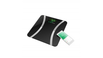 ETA Vital Body Personal scale ETA678090000 Body analyzer, Maximum weight (capacity) 180 kg, Accuracy 100 g, Body Mass Index (BMI) measuring, Black