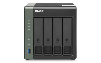 QNAP 4-Bay QTS NAS TS-431X3-4G Up to 4 HDD/SSD Hot-Swap, AL314 Quad-Core, Processor frequency 1.7 GHz, 4 GB, DDR3L, 1x1GbE, 1x2.5GbE, 1x10GbE, 3xUSB 3.2 Gen 1