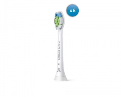 Philips Toothbrush Heads HX6068/12 Sonicare W2 Optimal Heads, For adults and children, Number of brush heads included 8, Sonic technology,  White