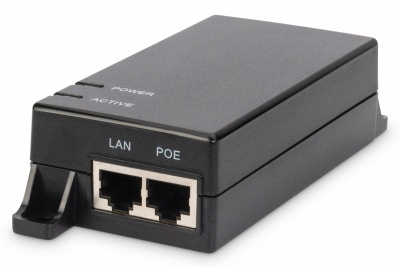 Digitus Gigabit Ethernet PoE Injector DN-95102-1 Ethernet LAN (RJ-45) ports 1xRJ-45 10/100/1000 Mbps Gigabit, 802.3af PoE