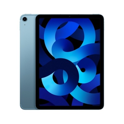 Apple iPad Air 5th Gen 10.9 ", Blue, Liquid Retina IPS LCD, Apple M1, 8 GB, 64 GB, Wi-Fi, 12 MP, 12 MP, Bluetooth, 5.0, iPadOS, 15.4, 1640 x 2360 pixels