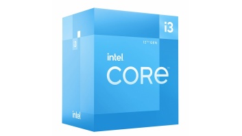 Intel i3-12100F, 3.30 GHz, FCLGA1700, Processor threads 8, Packing Retail, Processor cores 4, Component for Desktop