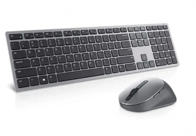 Dell Premier Multi-Device Keyboard and Mouse   KM7321W Keyboard and Mouse Set, Wireless, Batteries included, EN/LT, Titan grey