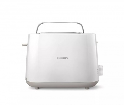 Philips Toaster HD2581/00 Daily Collection Power  760-900 W, Number of slots 2, Housing material Plastic, White