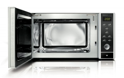 Caso Microwave Oven with Grill and Convection MCG 25 Chef Free standing, 25 L, 900 W, Convection, Grill, Stainless steel/Black