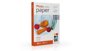 ColorWay Photo Paper 	PM220100A4  Matte, White, A4, 220 g/m²