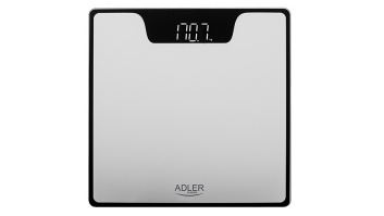 Adler Bathroom Scale AD 8174s Maximum weight (capacity) 180 kg, Accuracy 100 g, Silver