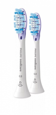 Philips Standard Sonic Toothbrush Heads HX9052/17 Sonicare G3 Premium Gum Care Heads, For adults and children, Number of brush heads included 2, Sonic technology, White