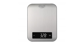 Adler Kitchen scale AD 3174	 Maximum weight (capacity) 10 kg, Graduation 1 g, Display type LED, Inox