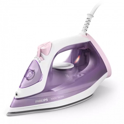 Philips DST3010/30 3000 Series  Steam Iron, 2000 W, Water tank capacity 300 ml, Continuous steam 30 g/min, Purple/White