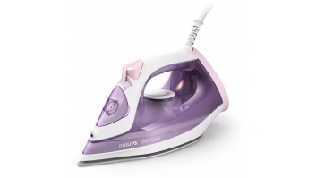 Philips DST3010/30 3000 Series Steam Iron, 2000 W, Water tank capacity 300 ml, Continuous steam 30 g/min, Purple/White