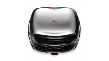 TEFAL Sandwich Maker SW341D12 Snack Time 700 W, Number of plates 2, Stainless Steel/Black