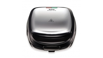 TEFAL Sandwich Maker SW341D12 Snack Time 700 W, Number of plates 2, Stainless Steel/Black