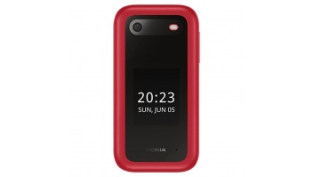 Nokia 2660 TA-1469 Red, 2.8 ", 48 MB, TFT LCD, 240 x 320, Unisoc, T107, Internal RAM 0.048 GB, 0.128 GB, microSDHC, Dual SIM, Main camera 0.3 MP, 1450  mAh