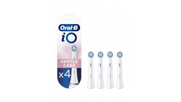 Oral-B Toothbrush replacement iO Gentle Care Heads, For adults, Number of brush heads included 4, White