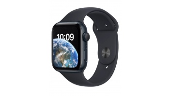 Apple Watch SE GPS + Cellular MNPY3EL/A 44mm, Retina LTPO OLED, Touchscreen, Heart rate monitor, Waterproof, Bluetooth, Wi-Fi, Midnight, Midnight
