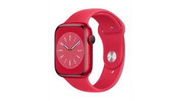 Apple Watch Series 8 GPS + Cellular MNKA3EL/A 45mm, Retina LTPO OLED, Touchscreen, Heart rate monitor, Waterproof, Bluetooth, Wi-Fi, Red, Red