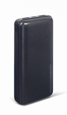 Gembird Power Bank PB20-02 20000 mAh, Black, 12 W