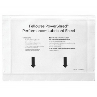 Fellowes Shredder oil sheets 10 pcs 4025601