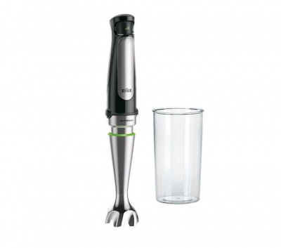 Braun Hand Blender MQ7000X MultiQuick Immersion Hand Blender, 1000 W, Number of speeds 2, Black/Stainless Steel