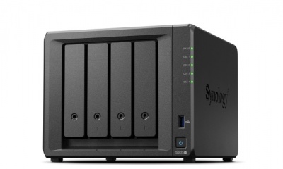 Synology 4-Bay  DS923+ Up to 4 HDD/SSD Hot-Swap, Ryzen R1600, Processor frequency 2.6 GHz, 4 GB, 2x1GbE, 2xUSB3.2, 1xeSATA