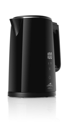 ETA Kettle ETA559590000 Emma Electric, 2200 W, 1.5 L, Stainless steel, 360° rotational base, Black